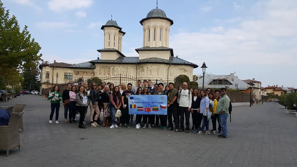 Erasmus+ projekts „A healthy mind in a healthy body” Rumānija, Targoviste 07.10 - 14.10.2018